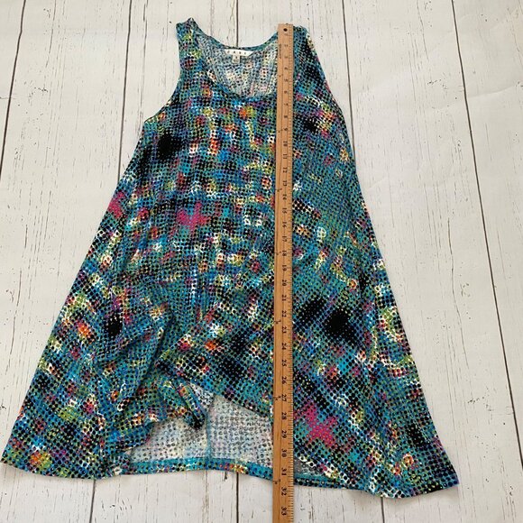 CAbi Confetti Dot Print Sleeveless Tunic Swing Top - Picture 6 of 8